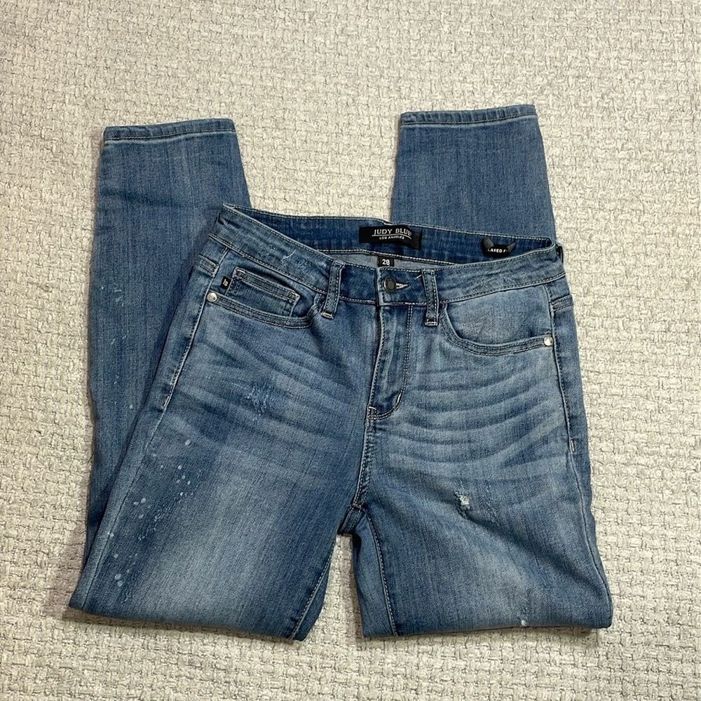 Judy Blue Relaxed Fit Style #JB8273 MD Denim Jeans Size 28
